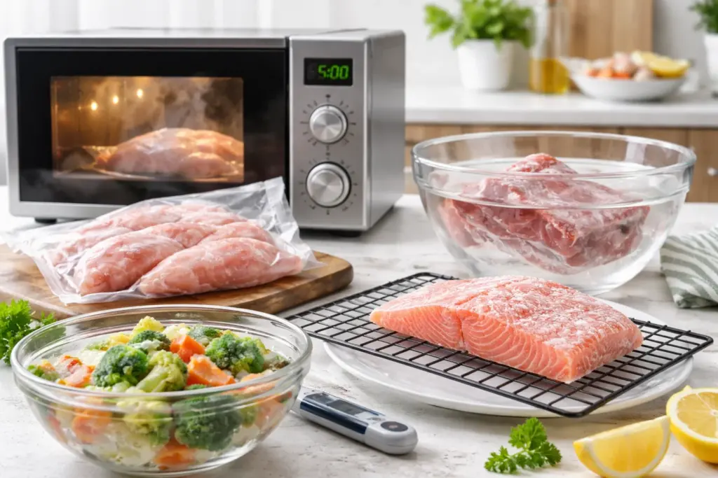 Les façons les plus rapides et sûres de décongeler les aliments